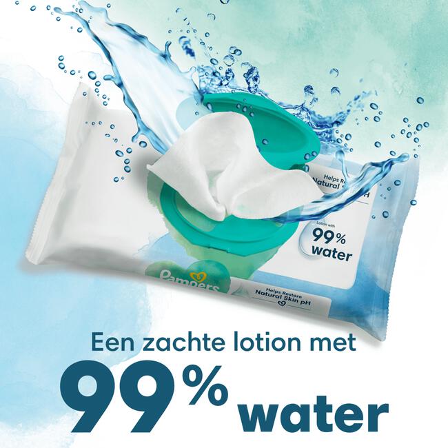 Pampers Harmonie Aqua Billendoekjes 24x48 Stuks