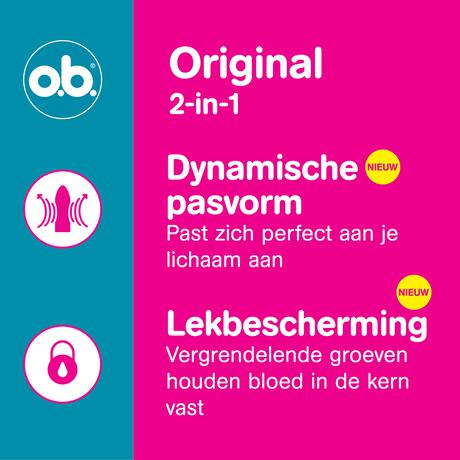 O.B. Original Dynamic Fit Ultra Tampons 16 Stuks