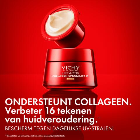 Vichy Liftactiv Collagen Specialist 16 Dagcrème SPF50 Navulling 50 ML