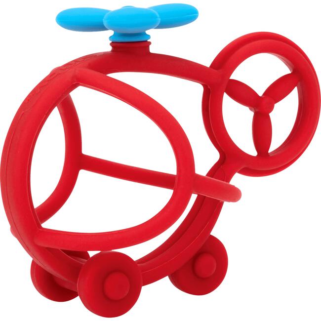 Nûby Silicone Bijtfiguur Rood 3m+