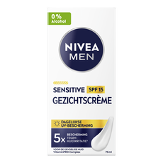 NIVEA MEN Sensitive Gezichtscrème SPF 15 75 ML