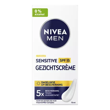 NIVEA MEN Sensitive Gezichtscrème SPF 15 75 ML