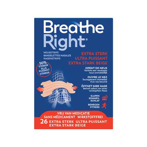 Breathe right extra sterk