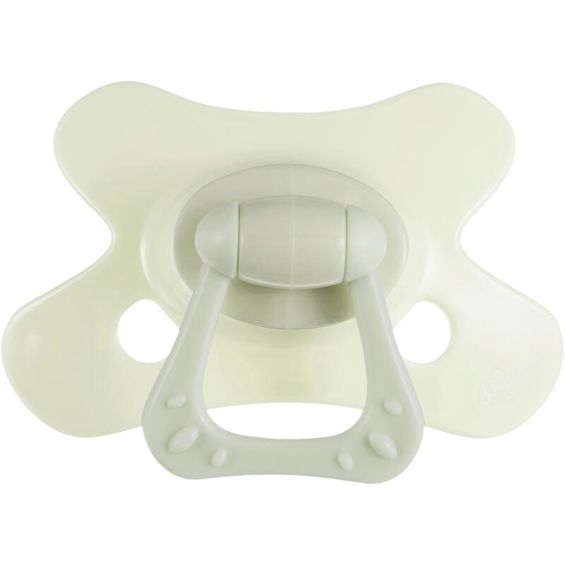 Difrax Fopspeen Natural 12M+ Se Lime Emerald