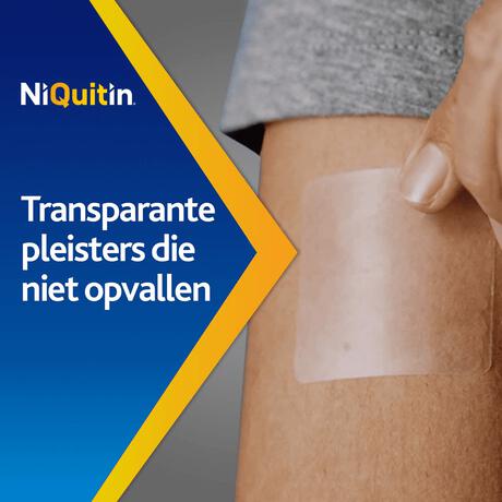 NiQuitin Clear Pleisters 14 mg Stoppen met roken