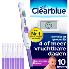 Clearblue Geavanceerde Digitale Ovulatietestset 10 Stuks