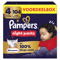 Pampers Baby Dry Night Pants Voordeelbox Luierbroekjes Maat 4 9-15 kg 104 stuks
