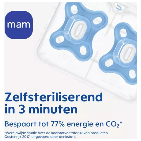MAM Comfort Fopspeen 0-3 Maanden Roze 2 stuks