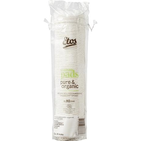 Etos Pure & Organic Wattenschijfjes 80 stuks