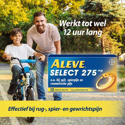 Aleve Select bij o.a. Rugpijn Spierpijn en Gewrichtspijn 12 tabletten