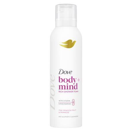 Dove Mousse Body+Mind Dragon Fruit & Primrose 200 Ml