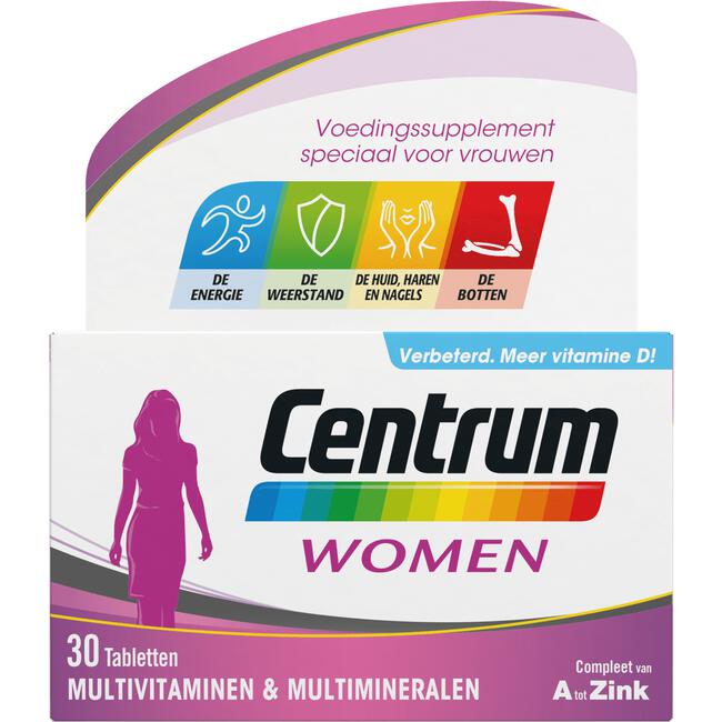 Centrum Women Multivitaminen Tabletten 30 stuks