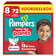Pampers Baby Dry Pants Voordeelbox Luierbroekjes Maat 8 17+ kg 72 stuks