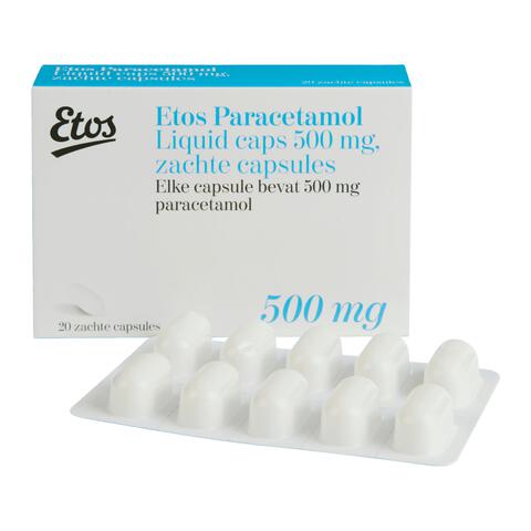 Etos Paracetamol 500 MG Liquid Caps 20