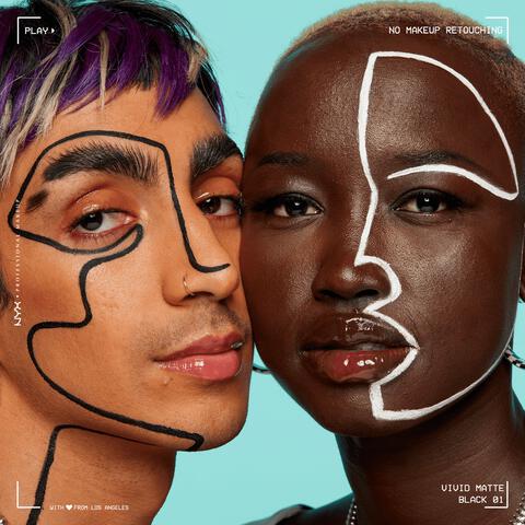 NYX Professional Makeup Vivid Matte Liquid Eyeliner Zwart