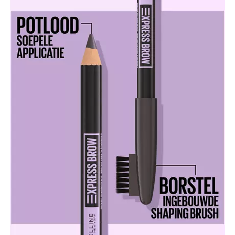 Maybelline New York Express Brow Shaping Wenkbrauwpotlood 03 Medium Brown