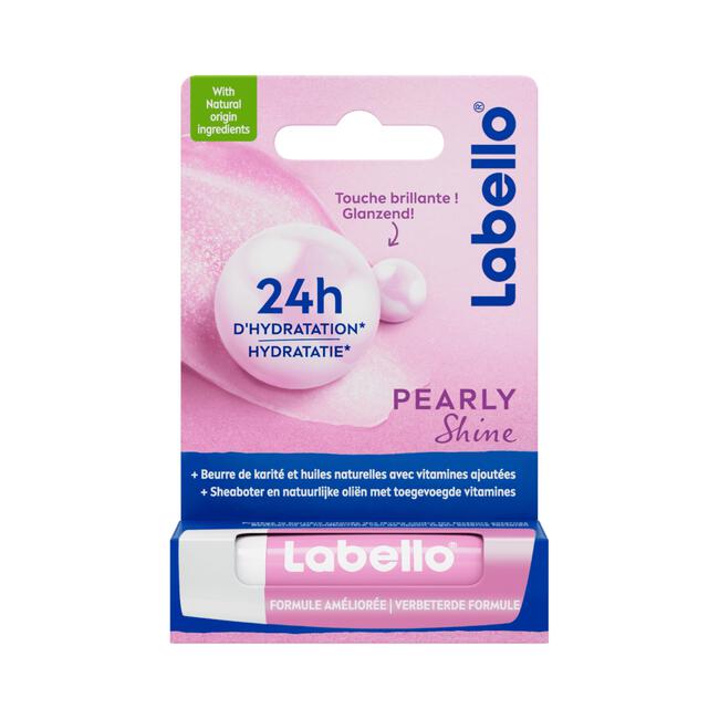 Labello Pearly Shine Lippenbalsem 24u Hydratatie 1 Stuk