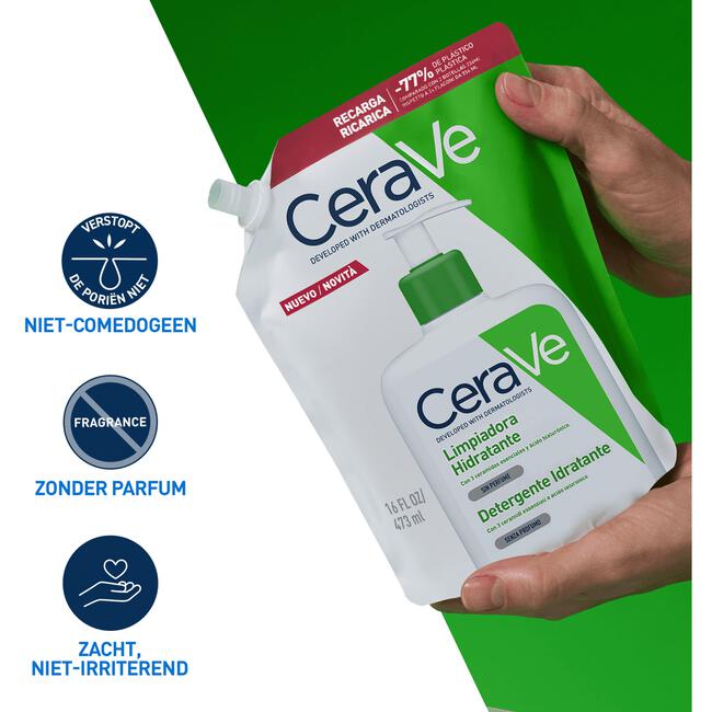 Cerave Hydraterende Reinigingscrème Navulling 473 ML