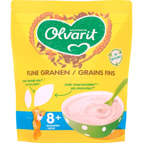 Olvarit Fijne Granen 8+ Maanden 200 gram
