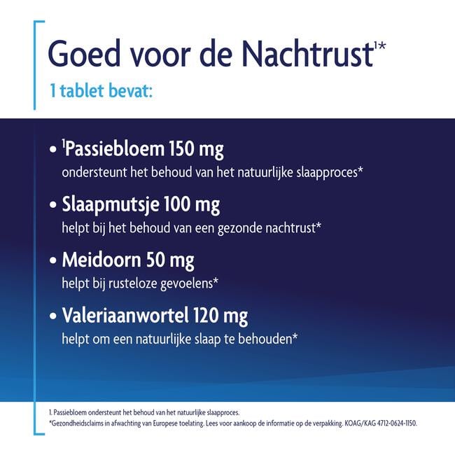 Shiepz Nachtrust 8 uur 30 tabletten