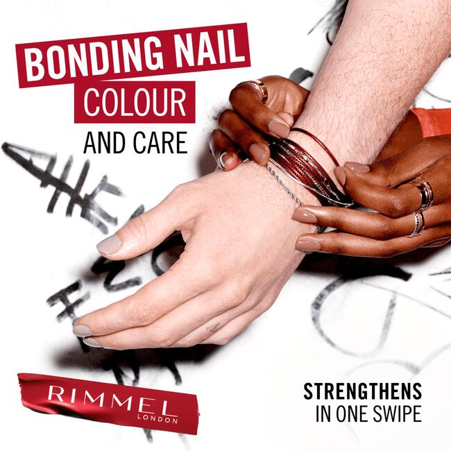 Rimmel London Wonder'Bond Care+Color Nagellak - Taupe - 004 What to Wear