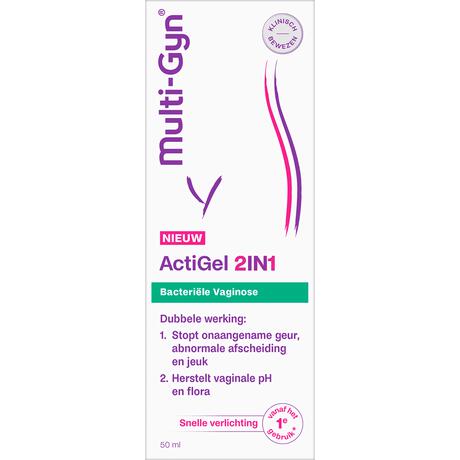 Multi-Gyn ActiGel 2in1 bij bacteriële vaginose 50ml