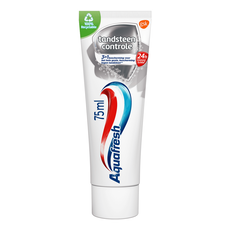 Aquafresh Tandsteen Controle Tandpasta Voor Gezonde Tanden 75 ML Recyclebare Plastic Tube & Dop