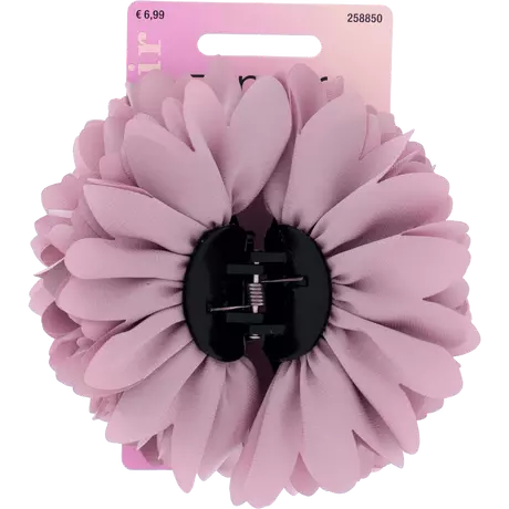 Zenner Haarklem Bloem Stof Roze
