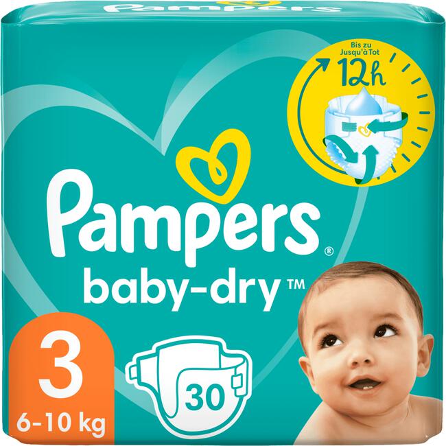 Pampers Baby-Dry Luiers Maat 3 6KG-10KG 30 stuks