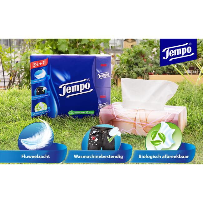 Tempo Original Box 4 Laags Zakdoekjes 100 stuks