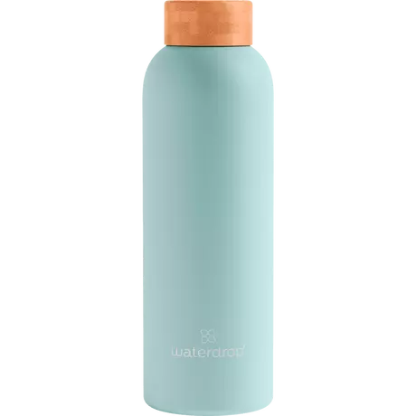 Waterdrop Thermo Steel RVS Drinkfles Pastel Turqoise 600 ML