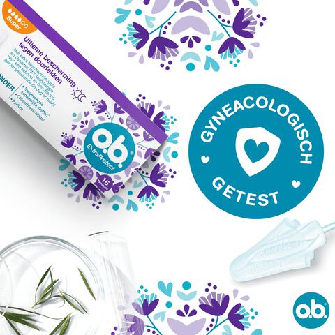 o.b. Extra Protect Tampons Super 16 stuks