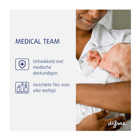 Difrax Anti-Koliek S-Fles Lichtroze 250 ML