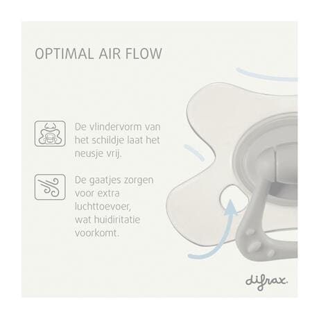 Difrax Fopspeen Natural 6+ M Glow In The Dark