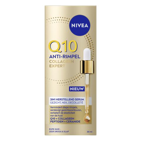 NIVEA Q10 Anti-Rimpel Collageen Expert 3-in-1 Herstellend Serum 30 ML