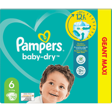 Pampers Baby-Dry Luiers Maat 6 13KG-18KG 70 stuks