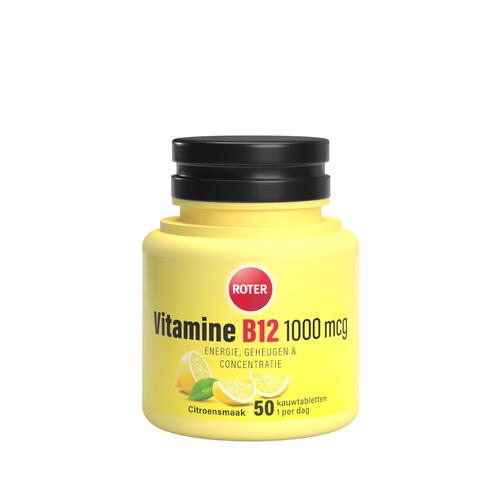 Roter Vitamine B12 1000Mg Citroen 50 Stuks