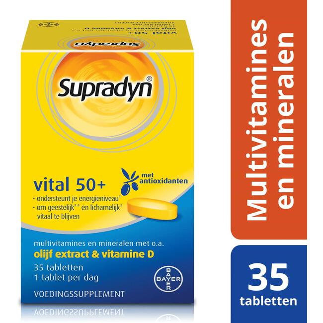 Supradyn Vital 50+ multivitamines voor vijftigplussers 35 tabletten