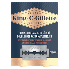 King C. Gillette Double Edge Razor Navulmesjes 10 Stuks