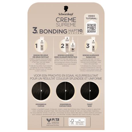 Schwarzkopf Creme Supreme Haarkleuring 1-0 Natuurlijk Zwart