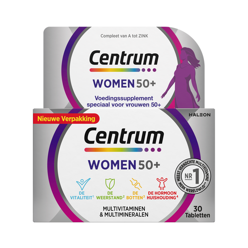 Centrum Women 50+ Multivitaminen Tabletten 30 stuks