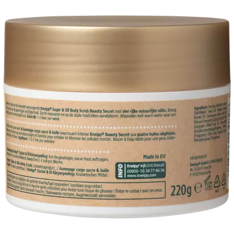 Kneipp Beauty Secret Sugar & Oil Body Scrub 220 gram