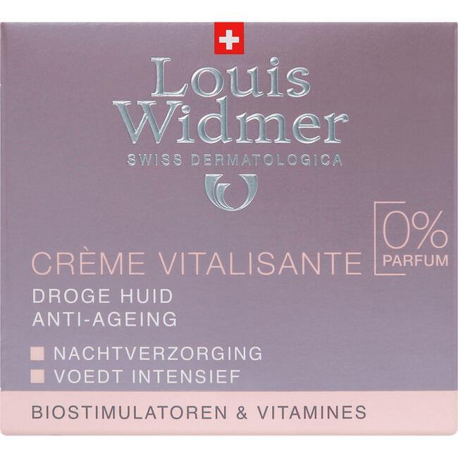Louis Widmer Crème Vitalisante Zonder Parfum 50 ML