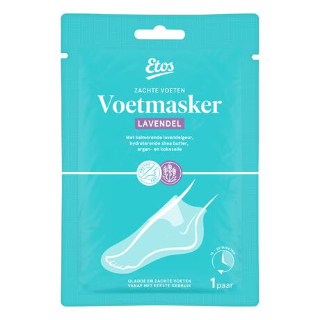 Etos Voetmasker Lavendel 1 paar