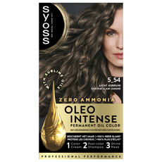 Syoss Oleo Intense Permanente Haarkleuring 5-54 Licht Asbruin