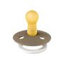 BIBS Glow in the dark Fopspeen Two Pack Natuurlijk Rubber Vanilla/Dark Oak Maat 2