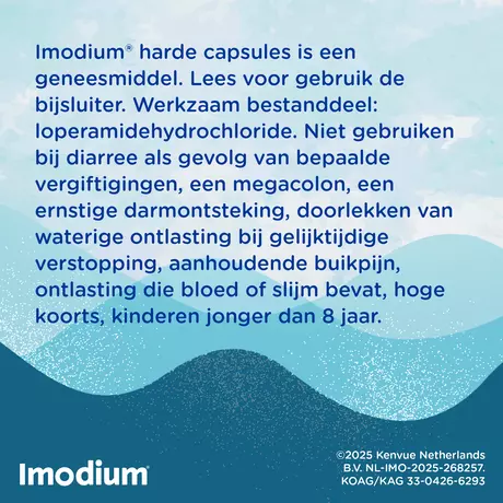 Imodium™ Harde Capsules bij Diarree 12 stuks