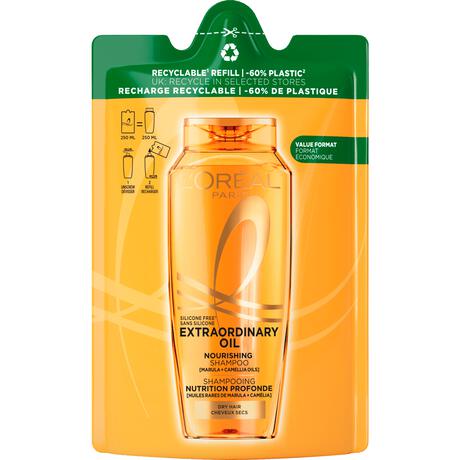 L'Oréal Paris Elvive Refill Extraordinary Oil Shampoo Navulling 250 ML