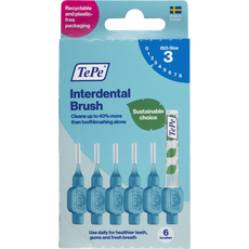 TePe Interdentale Ragers Original Blauw&nbsp;ISO Maat 3 0,6 mm 6 stuks