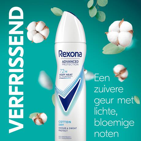 Rexona Woman Advanced Protection Cotton Dry Deodorant Spray 150 ML